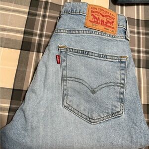 Levi's Blue Slim Jeans with Iconic Red Tab